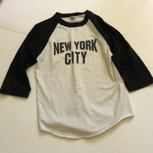 Casual baseball styled tee